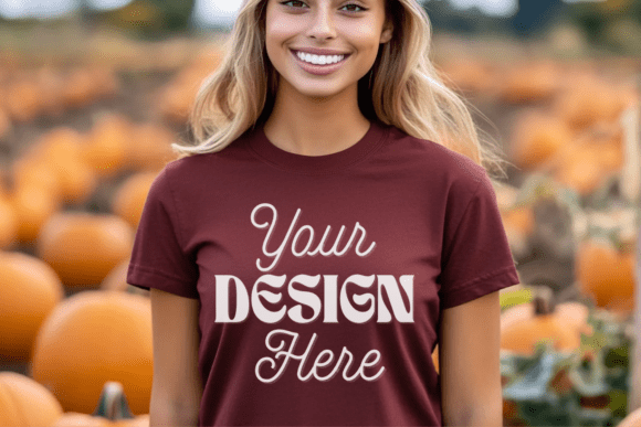 Download Gildan 5000 Maroon Mockup 7 - Premium Resources