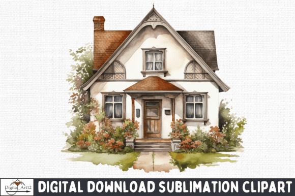 Download Vintage House PNG Clipart - Vintage Collection