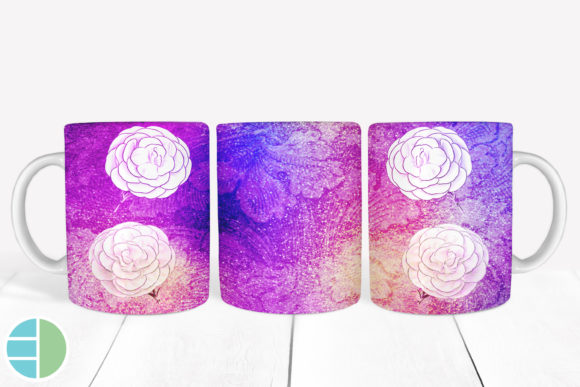 Download Mug Sublimation Vintage Flower Designs - Vintage Collection