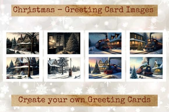 Download Vintage Holiday Season Card Images #02 - Vintage Collection