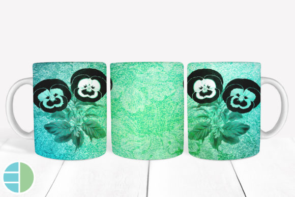 Download Mug Sublimation Vintage Flower Designs - Vintage Collection