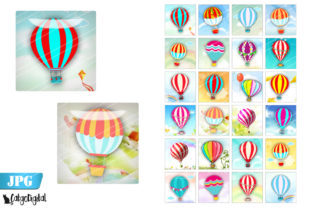 Download Hot Air Balloons Square Digital Images - Premium Resources