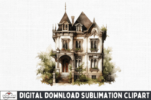 Download Vintage House PNG Clipart - Vintage Collection