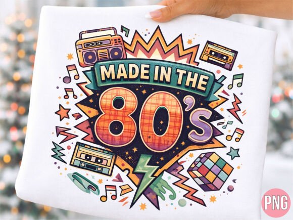 Download Made in the 80s Retro Cassette PNG SHIRT - Retro cassette Collection