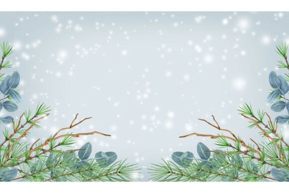 Download Winter Background Christmas Frame Spruce - Christmas frame Collection