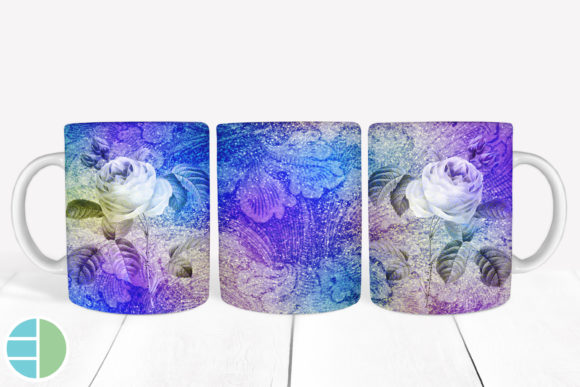 Download Mug Sublimation Vintage Flower Designs - Vintage Collection