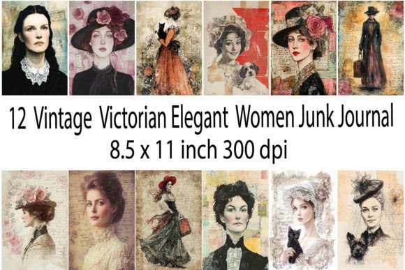 Download Vintage Victorian Elegant Women Junk Jou - Vintage Collection