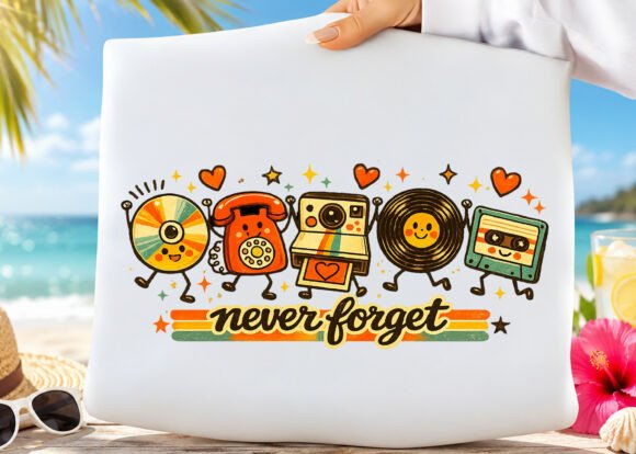 Download Vintage Retro Kawaii 90s Nostalgia PNG - Vintage Collection